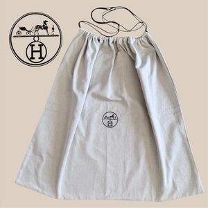 Hermès XXL Dust Bag 33x29 Oversized Canvas Storage Cover Blanket Travel Neutral